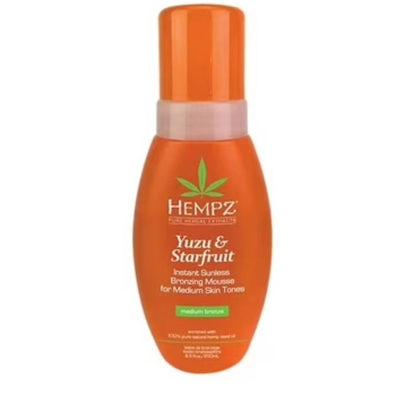 Hempz Yuzu & Starfruit Instant Sunless Bronzing Mousse Medium Skin 8.5 oz X 6 - Picture 2 of 6